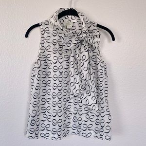 KATE SPADE Bow Print Lita Blouse